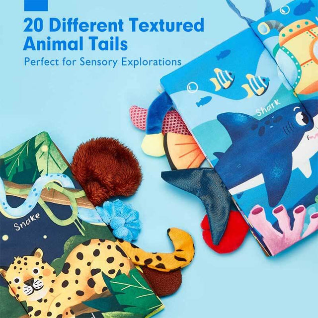 Baby Books 0-6 Months - 2PCS Baby Toys 6-12 Months+ Touch Feel Tummy Time Books, Baby Boy Gifts for Baby Shower,Christmas Stocking Stuffers,Learning Sensory Stroller Toys 0-3 4-6 Months Developmental | Shinymarch