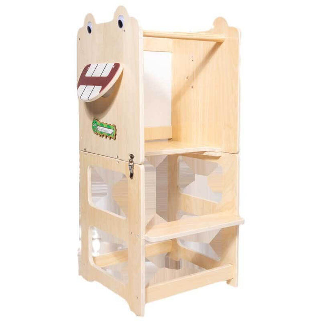 Kitchen Step Stool for Kids and Toddlers with Safety Rail, Kids Step Stool Standing Tower Learning Stool for Bathroom& Kitchen | Shinymarch