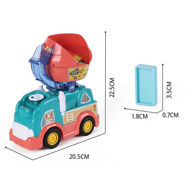 2023 Upgrade Electric Creative Domino Train Set for Kids Boys and Girls Age 3-12 | Shinymarch