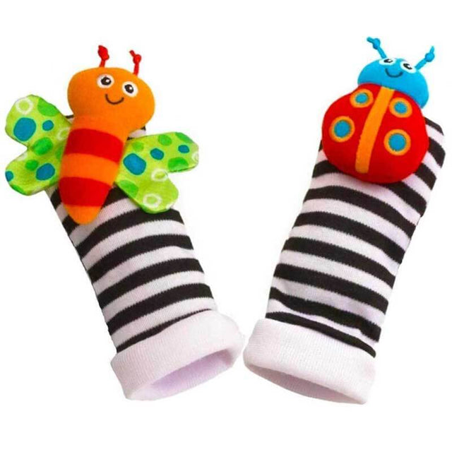 Baby Infant Rattle Socks Toys 3-6 to 12 Months Girl Boy Learning Toy | Shinymarch