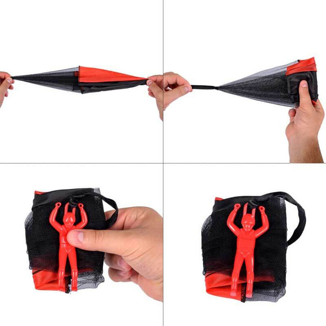 Parachute Toys for Kids - Tangle Free Outdoor Flying Parachute Men, Best Small Outside Toys for 3 4 5 6 7 8 9 10 Year Old Top Christmas Stocking Stuffers Idea 2023 Unique Boy & Girl Gifts | Shinymarch