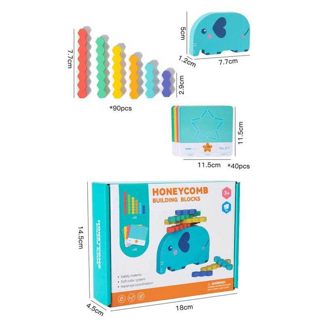 Elephant Balance Stacking Toy Parent Children Interaction Game Learning Activity | Shinymarch
