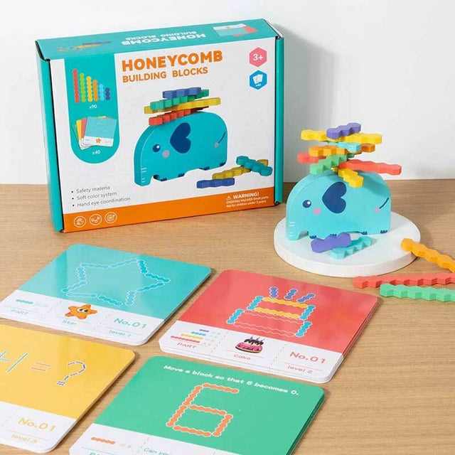 Elephant Balance Stacking Toy Parent Children Interaction Game Learning Activity | Shinymarch