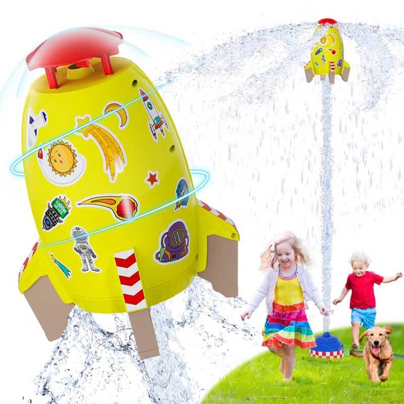 Sprinkler For Kids - Water Toys For Kids - Kids Sprinkler Rocket 