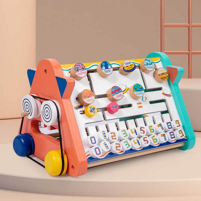 Wooden Triangular Activity Center | Shinymarch