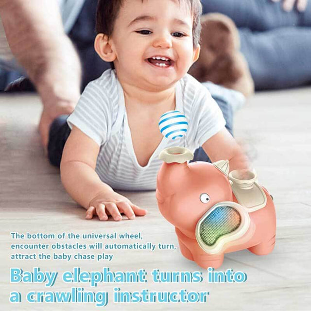 Interactive Elephant Crawling Toy | Shinymarch