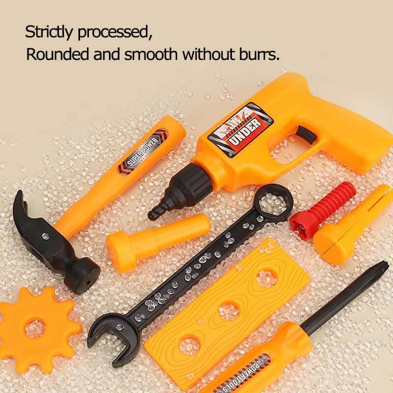 Wooden Toddler Tool Set, Toy Tools for Toddlers 2 3 4 Year Old and