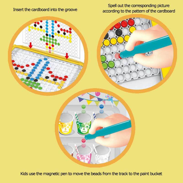 2-in-1 Magnetic Brush Drawing Board | Shinymarch