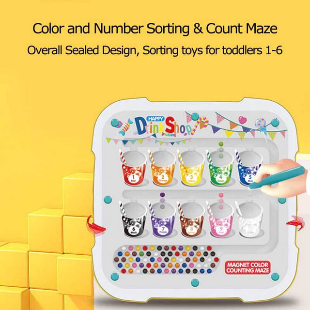 2-in-1 Magnetic Brush Drawing Board | Shinymarch
