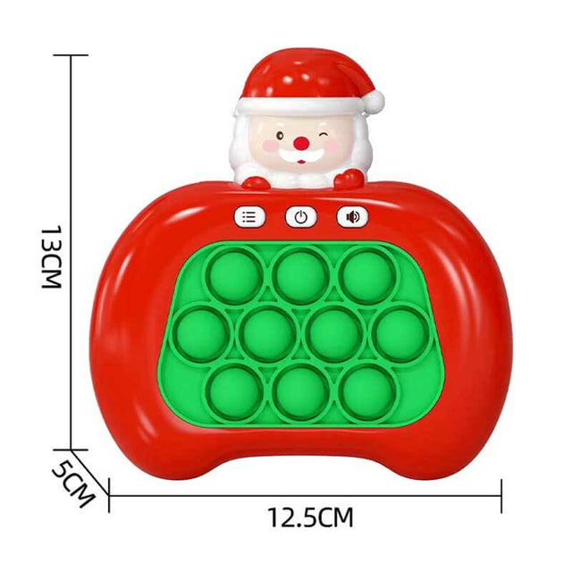 Quick Push Pop Game It Fidget Toys Pro for Kids Adults, Puzzle Game Console Machine, Squeeze Poppet Sensory Push Bubble Stress Toy, Relief Party Favors, Birthday Gifts for Boys and Girls, Blue | Shinymarch