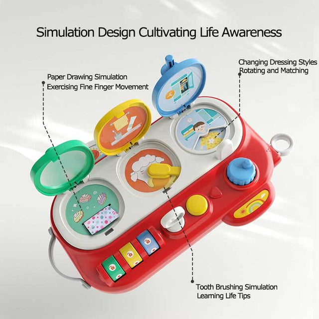 Life Explore Busy Board, Early Learning Switch Box | Shinymarch