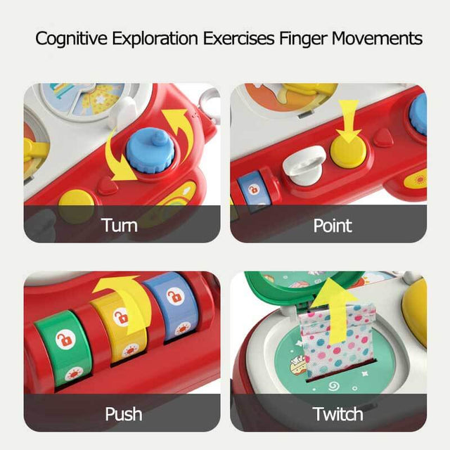 Life Explore Busy Board, Early Learning Switch Box | Shinymarch