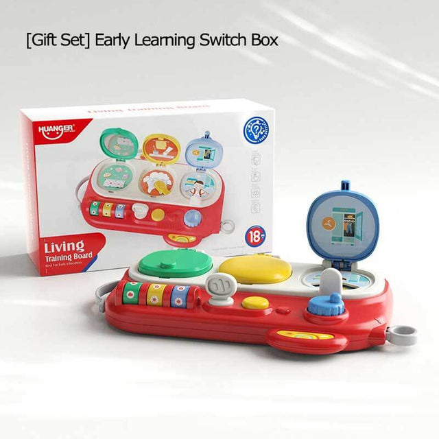 Life Explore Busy Board, Early Learning Switch Box | Shinymarch