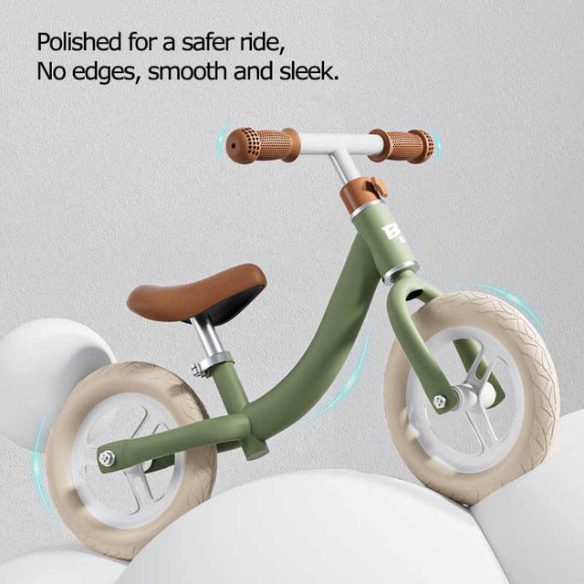 No Pedal Balance Bicycle for Kids 18 Months to 5 Years - Includes Safety Pad, Padded Seat, Mini Grips & Flat-Free Tires - Tool-Free Assembly & Adjustments | Shinymarch