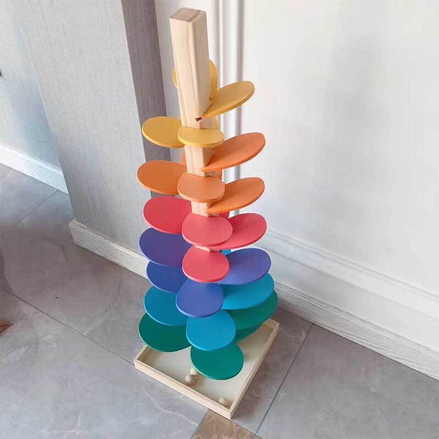 Wooden Rainbow Music Tree for Toddlers | Shinymarch