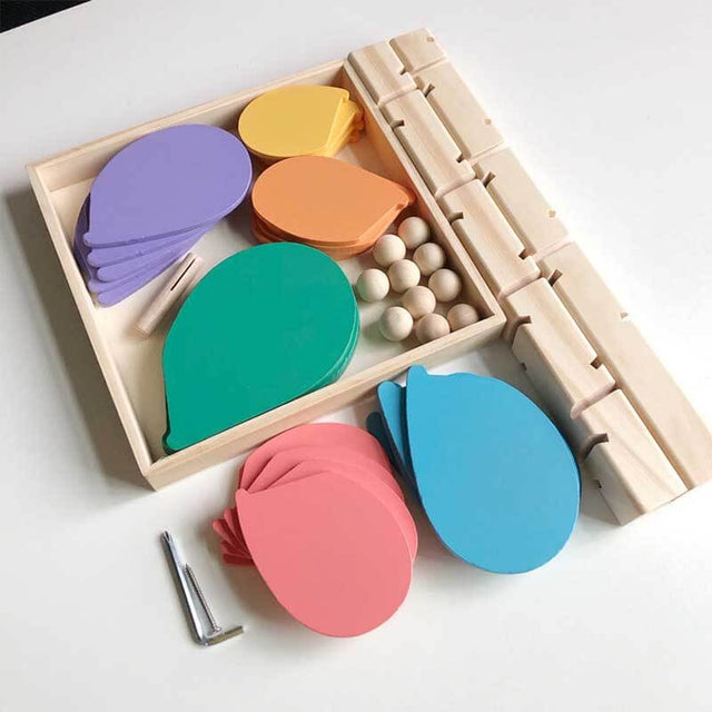 Wooden Rainbow Music Tree for Toddlers | Shinymarch