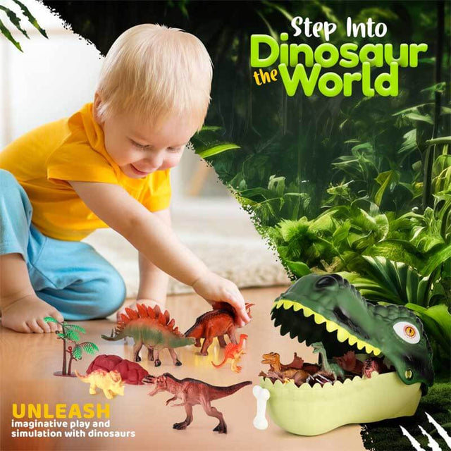 Juego de dinosaurios de juguete de regalo