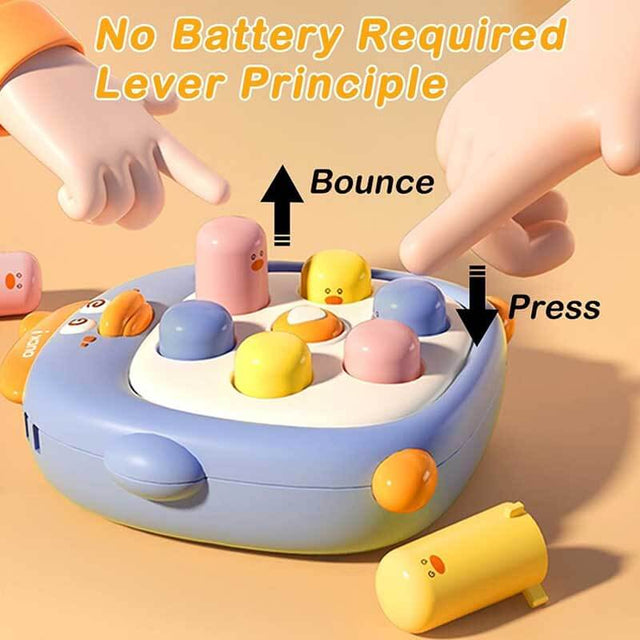 Toddler Toys for 2 3 4 5 Years Old, Mini Whack A Mole Game Toy, Handheld Pop Game Sensory Fidget Toys for 3 4 5 6 Kids Girls Boys Toddlers Adults | Wiggletots