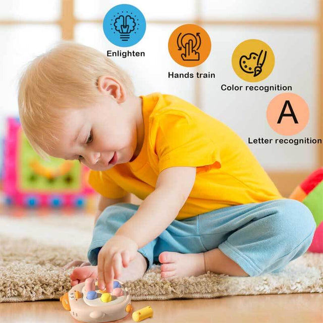 Toddler Toys for 2 3 4 5 Years Old, Mini Whack A Mole Game Toy, Handheld Pop Game Sensory Fidget Toys for 3 4 5 6 Kids Girls Boys Toddlers Adults | Wiggletots