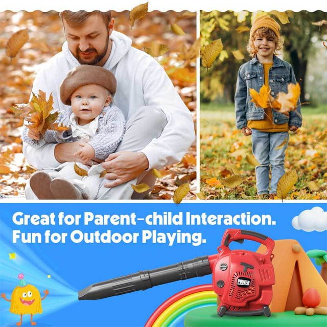 Toy Leafblower for Kids- Kids Leaf Blower That Really Works with Toy Tool Set, Pretend Play Series Gardening Kids Tool Set | Shinymarch