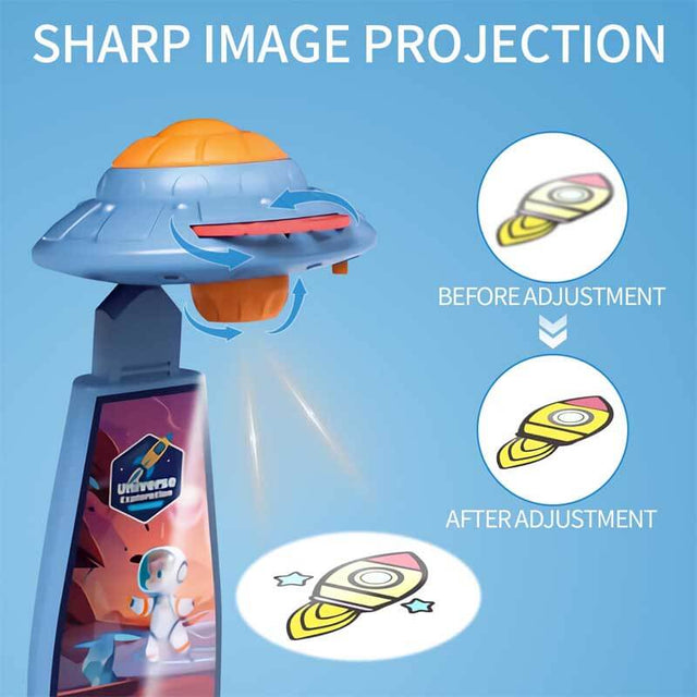 Drawing Projector for Kids, Tracing Projector for Drawing Early Learning Educational Toy Art Supplies for Kids 6-8, Astronaut Toys for Kids Smart Projection Drawing Board Gift for Boys | Shinymarch