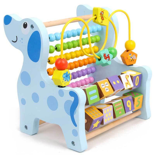 Wooden Early Learning Giraffe Calculator for Kids | Shinymarch