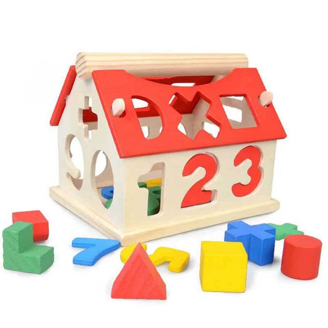 Wooden Numer House for Preschooler | Shinymarch