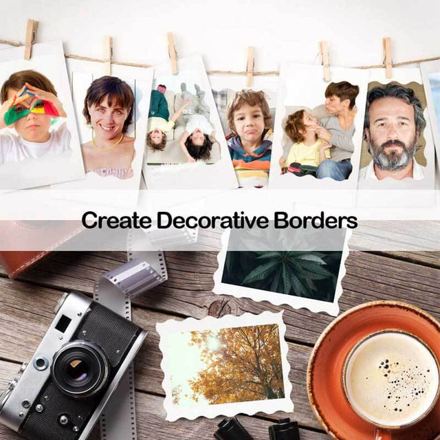 Tijeras para papel decorativo