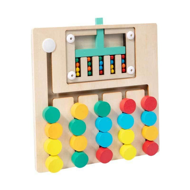 Wooden Early Learning Color Matching Game for Kids | Shinymarch