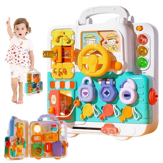 Montessori Toys for 1 Year Old,Baby busy boardsensory toys for toddlers 1-3,BabyEducational Learning Toys12-18 months, Plane toys for toddlers Toys for one year old boys and girls Birthday Gifts | Shinymarch