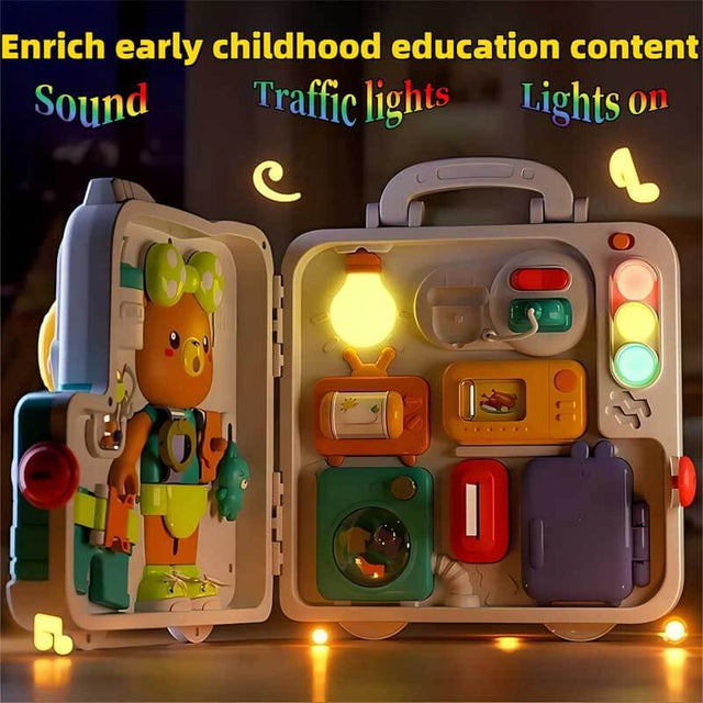 Montessori Toys for 1 Year Old,Baby busy boardsensory toys for toddlers 1-3,BabyEducational Learning Toys12-18 months, Plane toys for toddlers Toys for one year old boys and girls Birthday Gifts | Shinymarch