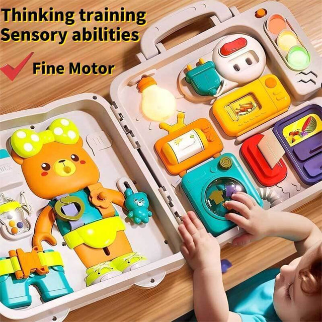 Montessori Toys for 1 Year Old,Baby busy boardsensory toys for toddlers 1-3,BabyEducational Learning Toys12-18 months, Plane toys for toddlers Toys for one year old boys and girls Birthday Gifts | Shinymarch