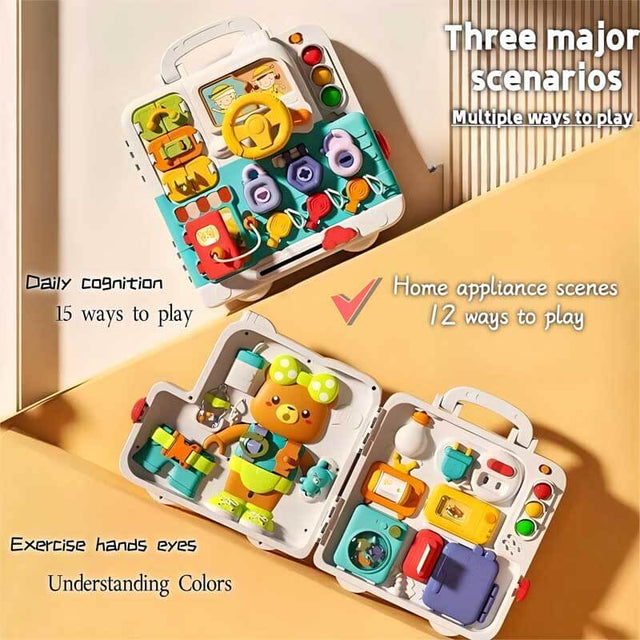 Montessori Toys for 1 Year Old,Baby busy boardsensory toys for toddlers 1-3,BabyEducational Learning Toys12-18 months, Plane toys for toddlers Toys for one year old boys and girls Birthday Gifts | Shinymarch