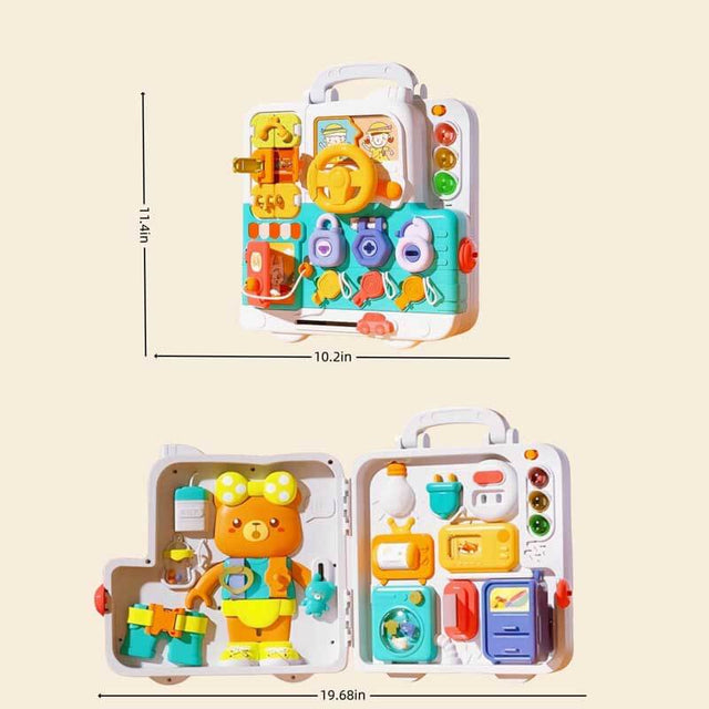 Montessori Toys for 1 Year Old,Baby busy boardsensory toys for toddlers 1-3,BabyEducational Learning Toys12-18 months, Plane toys for toddlers Toys for one year old boys and girls Birthday Gifts | Shinymarch