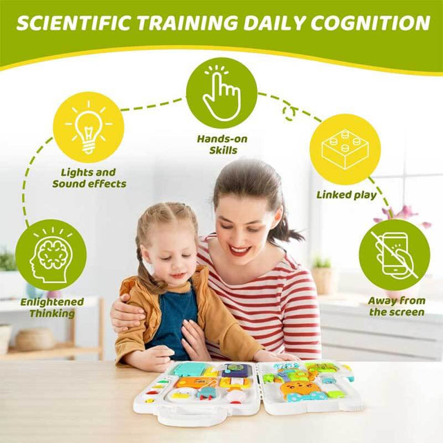 Montessori Toys for 1 Year Old,Baby busy boardsensory toys for toddlers 1-3,BabyEducational Learning Toys12-18 months, Plane toys for toddlers Toys for one year old boys and girls Birthday Gifts | Shinymarch