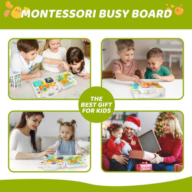 Montessori Toys for 1 Year Old,Baby busy boardsensory toys for toddlers 1-3,BabyEducational Learning Toys12-18 months, Plane toys for toddlers Toys for one year old boys and girls Birthday Gifts | Shinymarch