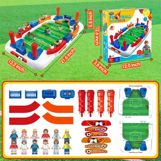 Soccer Board Game for Boys, Mini Football Table Game for Kids, Interactive Soccer Toys with 12 Tiny Fans, Football Games for Home Party, Football Soccer Gifts for 6 7 8 9-12 Year Old Boys | Shinymarch