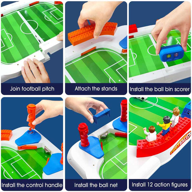 Soccer Board Game for Boys, Mini Football Table Game for Kids, Interactive Soccer Toys with 12 Tiny Fans, Football Games for Home Party, Football Soccer Gifts for 6 7 8 9-12 Year Old Boys | Shinymarch