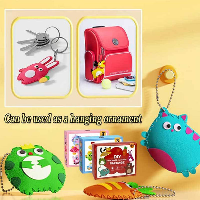 DIY Doll Sewing Toys, DIY Doll Sewing Kit for Kids Ages 6-12, Complete Craft Kit with Fabric, Needles, Thread & Stuffing, Educational Toy for Girls to Create Handmade Plush Toys | Shinymarch