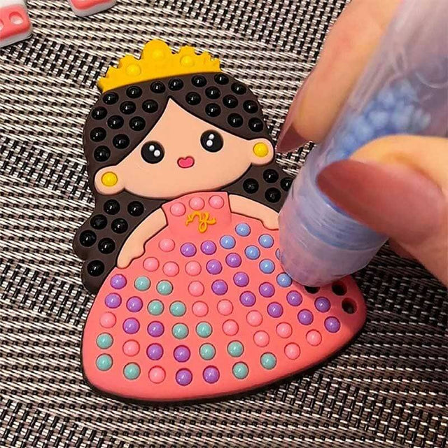 DIY Bead Art & Mosaic Kit for Kids Ages 6-12 – Complete Craft Set with Bead Pens, Colorful Templates, and Fun Stencils – Creative Arts & Crafts Activity for Boys and Girls | Shinymarch