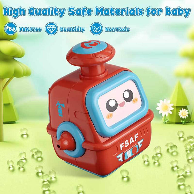Robot Car Toys for Toddlers 2 3 Year Old, Press to Go Car Toy, Push Go Racing Cars, Play Vehicle Set, Birthday Gifts Boys Girls for Kids | Shinymarch
