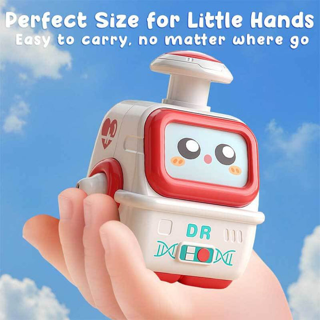 Robot Car Toys for Toddlers 2 3 Year Old, Press to Go Car Toy, Push Go Racing Cars, Play Vehicle Set, Birthday Gifts Boys Girls for Kids | Shinymarch