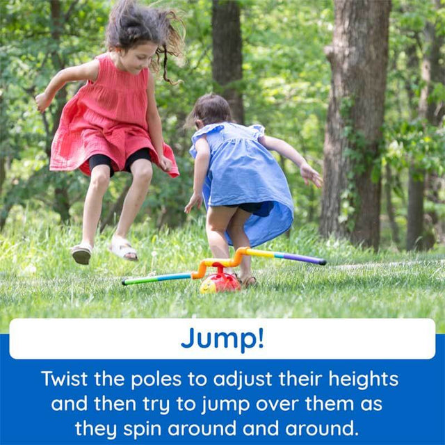 Musical Jump Toy - Fun Ladybug Musical Toy Ring Game, 2-in-1 Jumping Toss Activity | Outdoor Indoor Kids, Summer Play Equipment for Toddler Boys Girls Backyard Active Entertainment | Shinymarch