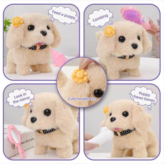 16 Pcs Robot Dog Toys for Girls, Toys for 3 4 5 6 7 8 Year Old Girls Kids Boys, Realistic Robot Puppy Toys for 5-7 6-8, Ideas Birthday Gifts for Girl 3 4 5 6 Year Old | Shinymarch