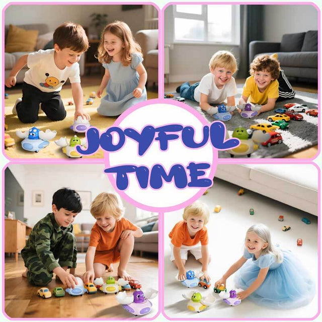 Dino Egg Car Toys | Effortless Roll-to-Go Transforming Racers | Perfect for Kids (3-Pack) | Shinymarch