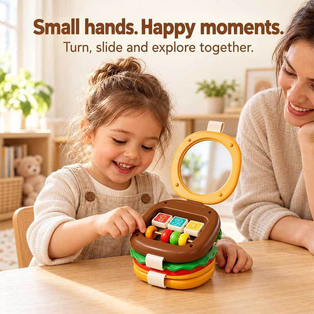 Burger Foldable Activity Toy