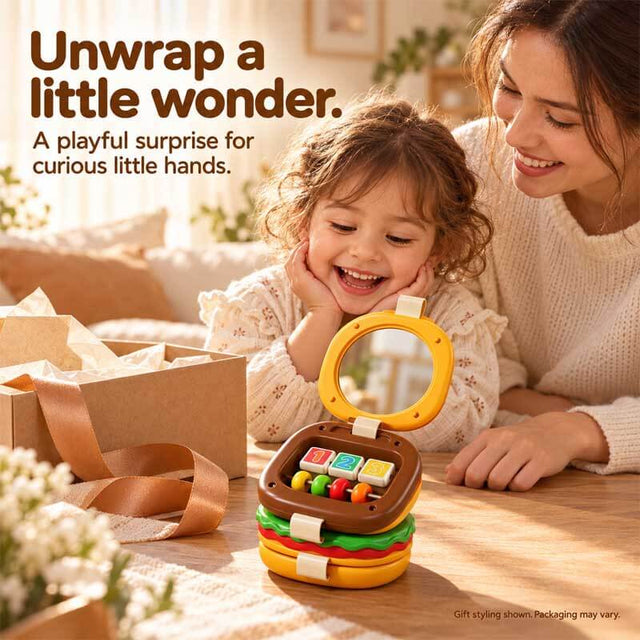 Burger Foldable Activity Toy