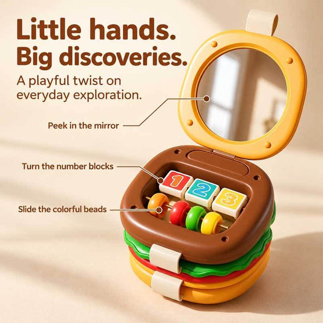 Burger Foldable Activity Toy