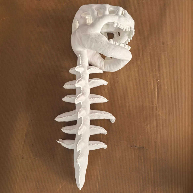 My Cozy Dino Bone Buddies Dinosaur Skeleton Plush, Silly Hooded Dinosaur Costume, Soft Huggable Stuffed Animal for Dress-Up, Parties, Halloween, Kids Gifts | Shinymarch