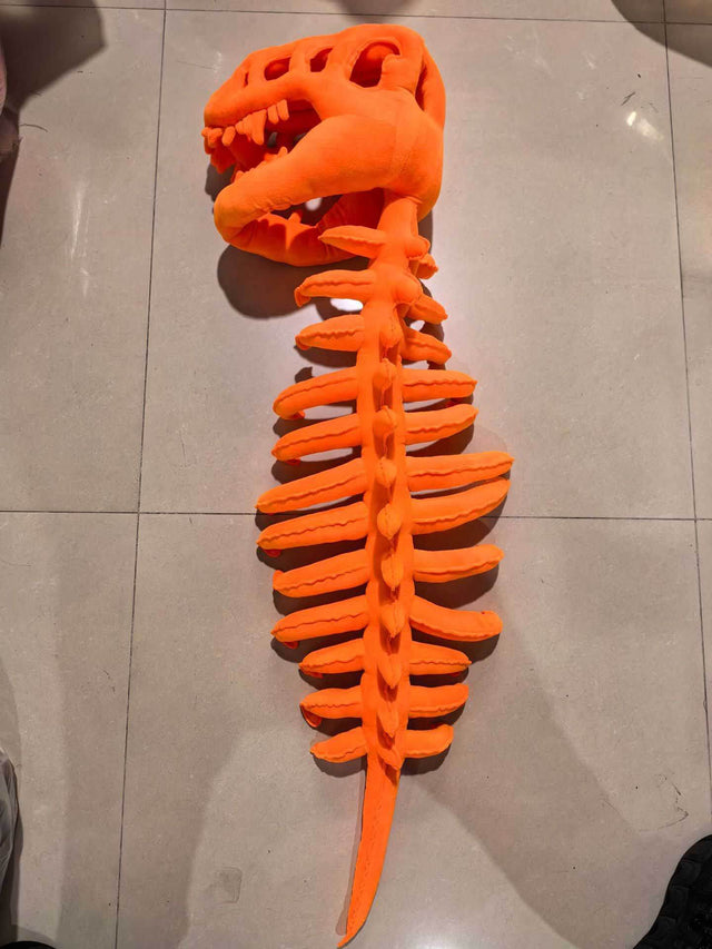 My Cozy Dino Bone Buddies Dinosaur Skeleton Plush, Silly Hooded Dinosaur Costume, Soft Huggable Stuffed Animal for Dress-Up, Parties, Halloween, Kids Gifts | Shinymarch